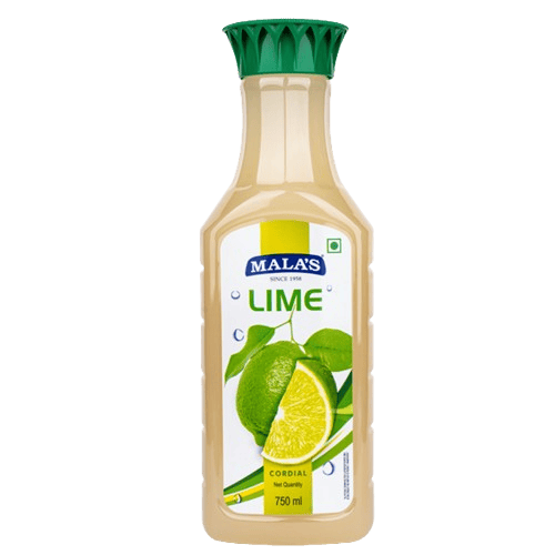 Malas Lime Cordial 750ml PET Bottle