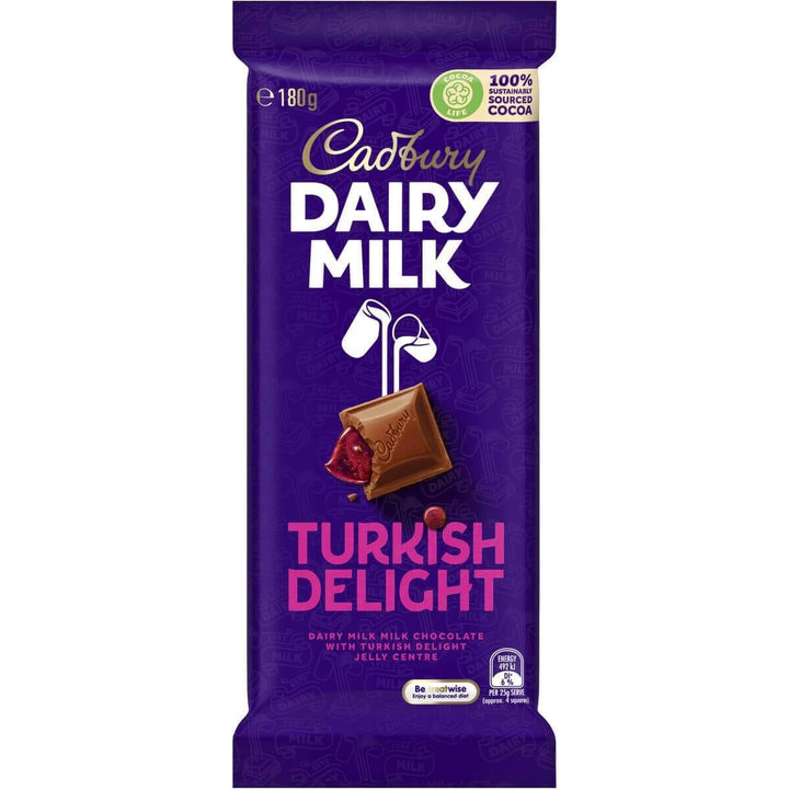 Cadbury Turkish delight chocolate180g (Imported)