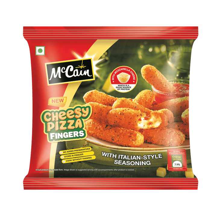 McCain Cheesy Pizza Fingers 250g | frozen veg