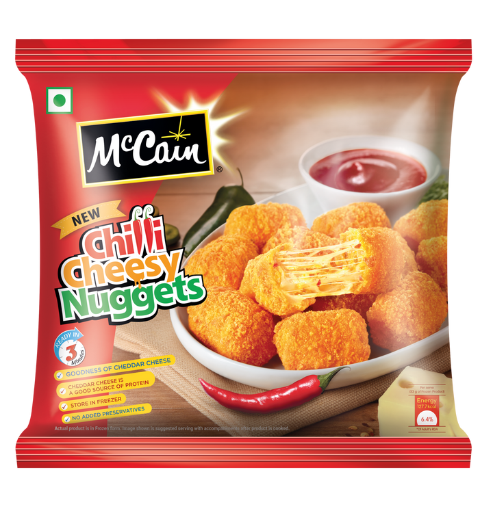 McCain Chilli Cheesy Nuggets 250g | frozen veg