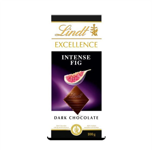 Lindt Excellence Intense Fig Dark Chocolate 100g (Imported)