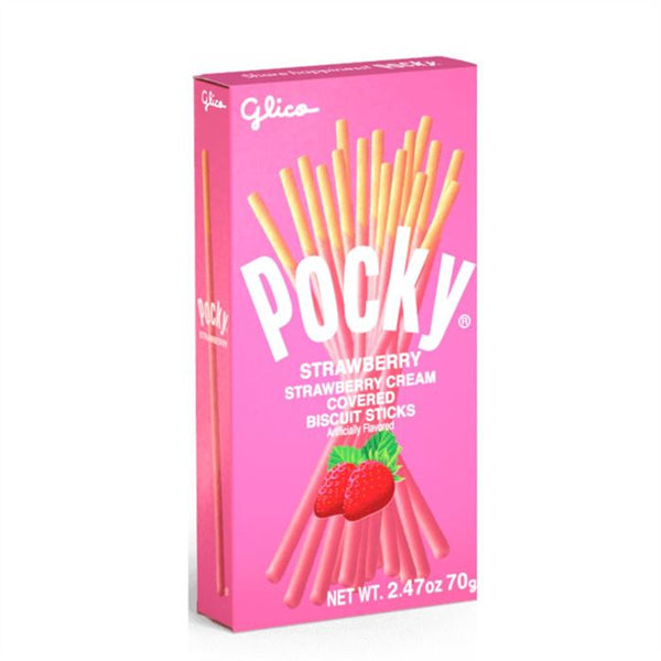 Buy pocky strawberry covered biscuit sticks online in india. Buy all types of imported chocolates, imported chocolate, imported candy, imported candies, foreign chocolate, foreign chocolates, foreign snacks, foreign biscuites, foreign cookies, international chocolates, international snacks, imported cooikes, imported biscuits, imported cold drinks, imported drinks, dry fruits, dates, honey, spread, imported chips, imported wafers, imported marshmallow, imported jelly near you on https://www.chocoliz.com/ 