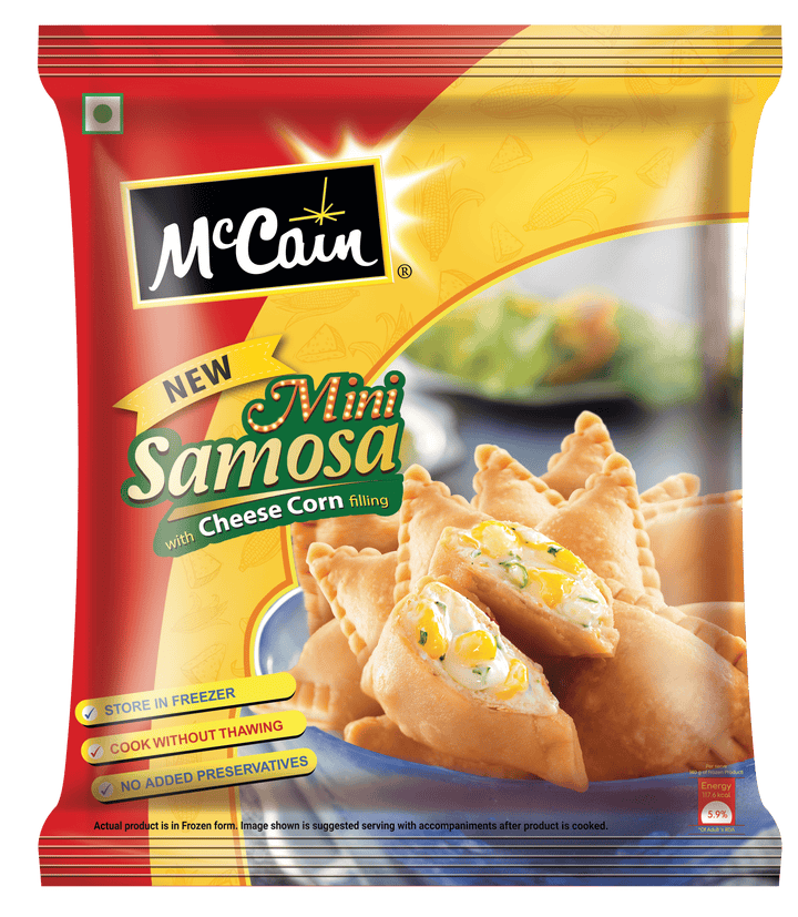 McCain Cheese Corn filling Mini Samosa 240g | frozen veg