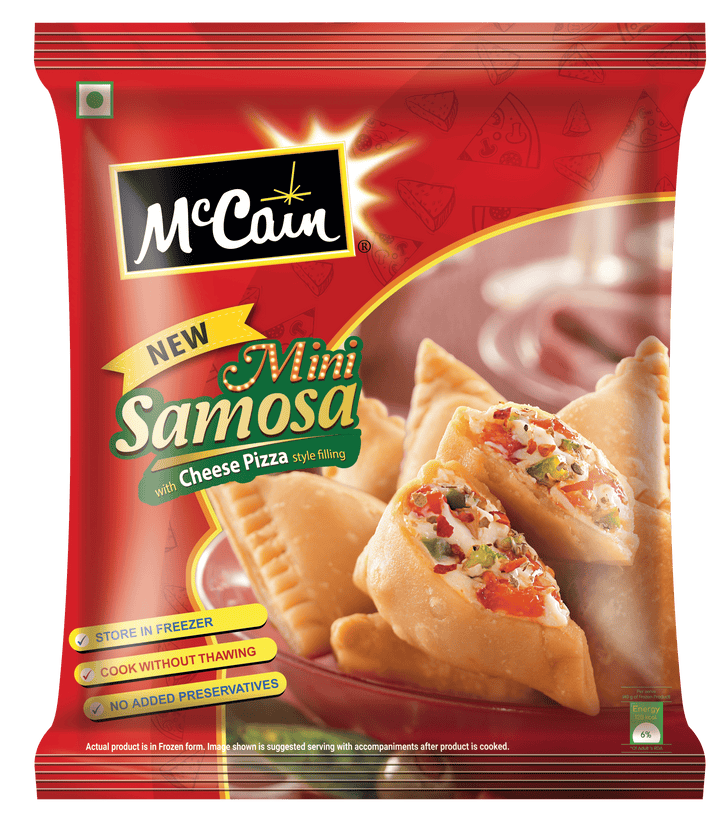 McCain Cheese Pizza Style Filling Mini Samosa 240g | frozen veg