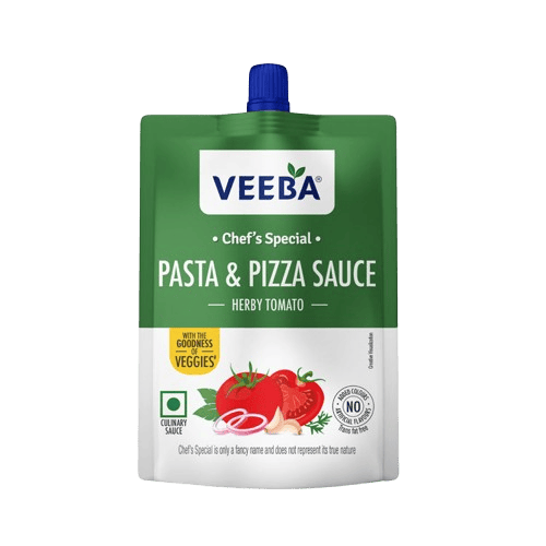 VEEBA PASTA & PIZZA SAUCE HERBY TOMATO (100G)