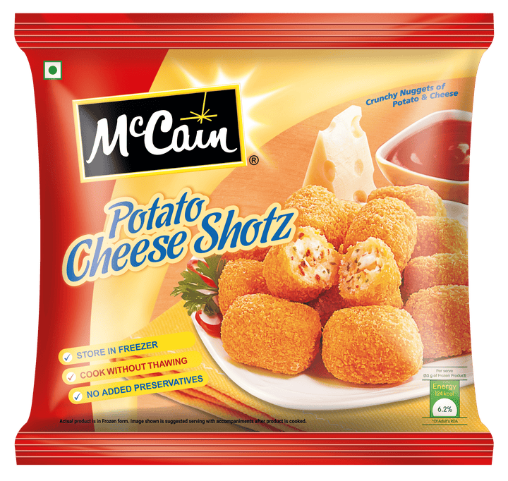 McCain Potato Cheese Shotz 250g | frozen veg