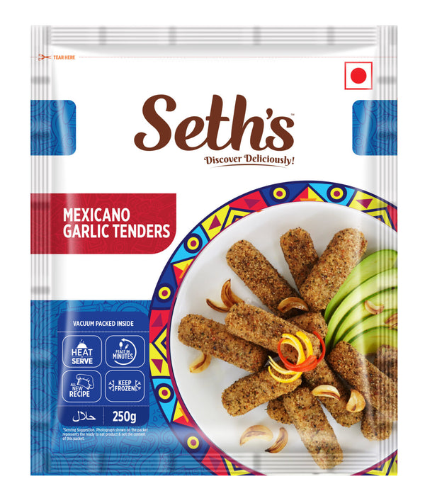 Seth's Maxicano Garlic Tenders 250g