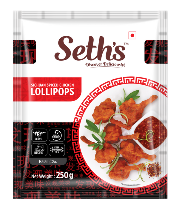 Seth's Sichuan Spiced Chicken lollipops 250g
