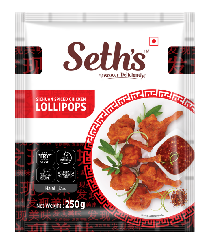 Seth's Sichuan Spiced Chicken lollipops 250g