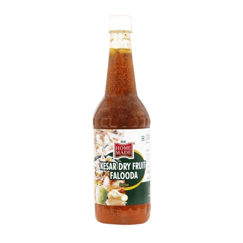 rk home made kesar dryfruit falooda syrup 750ml