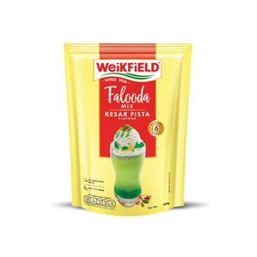 Weikfield Kesar Pista Falooda Mix - Easy To Make, Instant Refreshing Drink Mix, 200 g Pouch