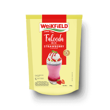 Weikfield Strawberry Falooda Mix - Instant Falooda Mix, Delicious & Refreshing Flavour, 200 g Pouch