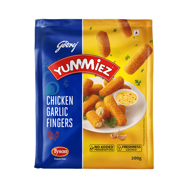 Yummies Chicken garlic fingers 200g